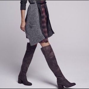 Hinge thigh high boots